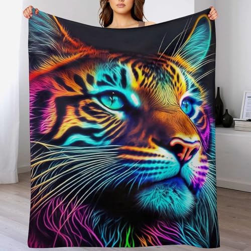 LCWWW Tiger Kuscheldecke Couchdecke Decke Aus Flannel - Tagesdecke Wohndecken Für Sofa, Couch Oder Als Bettüberwurf 130×180cm LCWWW Tiger Kuscheldecke Couchdecke Decke Aus Flannel - Tagesdecke Wohndecken Für Sofa, Couch Oder Als Bettüberwurf 130×180cm von LCWWW