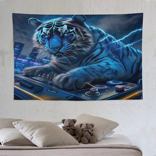 LCWWW Tiger Tapisserie Wandbehang Wandteppiche Für Schlafzimmer Wohnzimmer Wohnheim Dekor 150×230cm LCWWW Tiger Tapisserie Wandbehang Wandteppiche Für Schlafzimmer Wohnzimmer Wohnheim Dekor 150×230cm von LCWWW