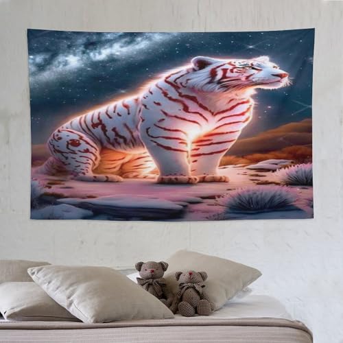 LCWWW Tiger Wandteppich 3D-gedruckt Wandbehang Tapisserie Für Zimmerdekoration Tapestry Raumdekoration 150×230cm LCWWW Tiger Wandteppich 3D-gedruckt Wandbehang Tapisserie Für Zimmerdekoration Tapestry Raumdekoration 150×230cm von LCWWW