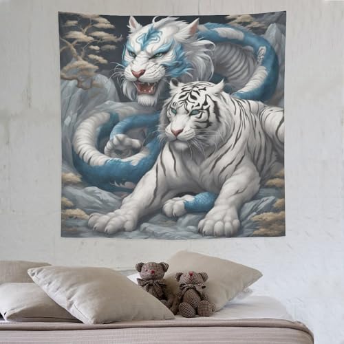 LCWWW Tiger Wandteppich Wandtuch Drucken Wandbehang Tapestry Aesthetic Ultraweiche Psychedelic Dekorativer Tapisserie Für Schlafzimmer 150×150cm LCWWW Tiger Wandteppich Wandtuch Drucken Wandbehang Tapestry Aesthetic Ultraweiche Psychedelic Dekorativer Tapisserie Für Schlafzimmer 150×150cm von LCWWW