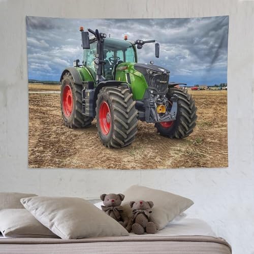 LCWWW Traktor Tapisserie 3D Druck Robbe Wandteppich Aesthetic Wand Teppiche,für Wohnzimmer Schlafzimme Tapestry 150×200cm von LCWWW