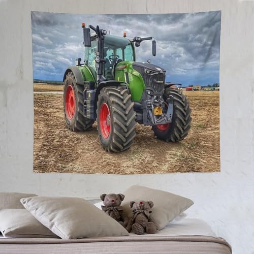 LCWWW Traktor Wandteppiche Poster Ornament Wandbehang Wandteppich Wanddeko Für Wohnzimmer Schlafzimmer Tapisserie 130×150cm von LCWWW