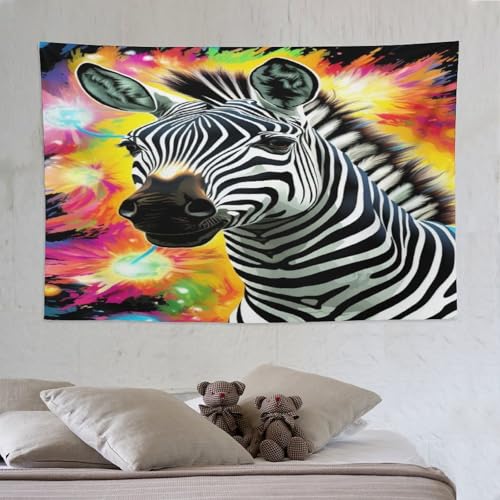 LCWWW Zebra Tapisserie Wandbehang,Polyester Wandteppich, Wandtücher Für Zimmer Wohnheim Schlafazimmer 150×230cm LCWWW Zebra Tapisserie Wandbehang,Polyester Wandteppich, Wandtücher Für Zimmer Wohnheim Schlafazimmer 150×230cm von LCWWW