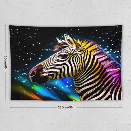 LCWWW Zebra Wandteppich 3D-gedruckt Wandbehang Tapisserie Geeignet Für Raumdekoration Heim-Wanddekoration 150×230cm von LCWWW