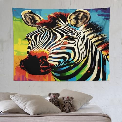 LCWWW Zebra Wandteppich 3d Drucken Wandbehang Tapisserie Für Zimmerdekoration Wanddekorationskunst 150×200cm LCWWW Zebra Wandteppich 3d Drucken Wandbehang Tapisserie Für Zimmerdekoration Wanddekorationskunst 150×200cm von LCWWW