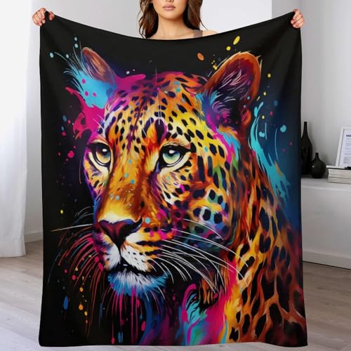 Leopard Decke Wohndecken, Warm Sofadecke/Couchdecke Aus Flannel, Fleecedecke Als Sofaüberwurf Oder Wohnzimmerdecke 150×200cm Leopard Decke Wohndecken, Warm Sofadecke/Couchdecke Aus Flannel, Fleecedecke Als Sofaüberwurf Oder Wohnzimmerdecke 150×200cm von LCWWW