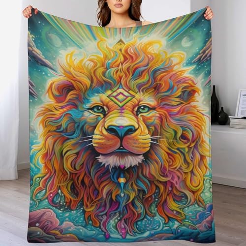 Löwe Dick Decke Weich Wärme Gemütlich Flannel-Fleece Sofadecke Deckeldecke 3D Bilder Wohndecke Für Bett/Sofa 150×200cm Löwe Dick Decke Weich Wärme Gemütlich Flannel-Fleece Sofadecke Deckeldecke 3D Bilder Wohndecke Für Bett/Sofa 150×200cm von LCWWW