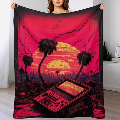 Neonkunst Flauschige Decke Fleecedecke Weich Und Warm Als Sofadecke, Wohndecke Oder Tagesdecke, Decken Für Couch 130×150cm von LCWWW