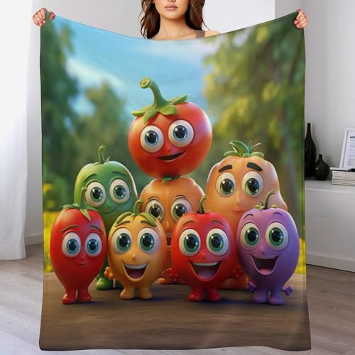 Obst Decke Kuscheldecken Couchdecke, Übergroße Warme Super Weiche Schlafdecke Tagesdecke Flauschige Decke 130×150cm Obst Decke Kuscheldecken Couchdecke, Übergroße Warme Super Weiche Schlafdecke Tagesdecke Flauschige Decke 130×150cm von LCWWW