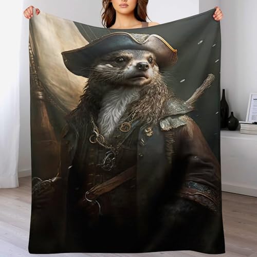 PiratnOtter Dick Decke Weich Wärme Gemütlich Flannel-Fleece Sofadecke Deckeldecke 3D Bilder Wohndecke Für Bett/Sofa 130×180cm PiratnOtter Dick Decke Weich Wärme Gemütlich Flannel-Fleece Sofadecke Deckeldecke 3D Bilder Wohndecke Für Bett/Sofa 130×180cm von LCWWW