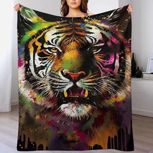 Tiger Decke, Wohndecke,Weich Warm Flannel Vier Jahreszeiten Fleecedecke Sofadecke Bettdecke Wohnzimmer Couch Wohndecke 150×200cm Tiger Decke, Wohndecke,Weich Warm Flannel Vier Jahreszeiten Fleecedecke Sofadecke Bettdecke Wohnzimmer Couch Wohndecke 150×200cm von LCWWW