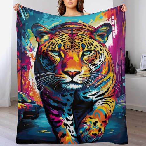 Tiger Decke Weich Und Warme Fleecedecke Für Bett Couch, Flannel Decken Als Sofadecke Wohndecke Oder Tagesdecke, 130×150cm Tiger Decke Weich Und Warme Fleecedecke Für Bett Couch, Flannel Decken Als Sofadecke Wohndecke Oder Tagesdecke, 130×150cm von LCWWW