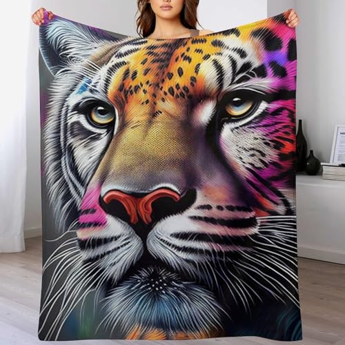 Tiger Flauschige Decke Fleecedecke Weich Und Warm Als Sofadecke, Wohndecke Oder Tagesdecke, Decken Für Couch 100×130cm Tiger Flauschige Decke Fleecedecke Weich Und Warm Als Sofadecke, Wohndecke Oder Tagesdecke, Decken Für Couch 100×130cm von LCWWW