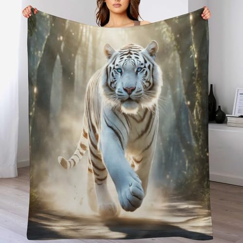 Tiger Kuscheldecke Flauschig Decke, Flannel Weiche Sofadecke, Fleecedecke, Wohndecke - Pflegeleicht - Warm 140×180cm Tiger Kuscheldecke Flauschig Decke, Flannel Weiche Sofadecke, Fleecedecke, Wohndecke - Pflegeleicht - Warm 140×180cm von LCWWW