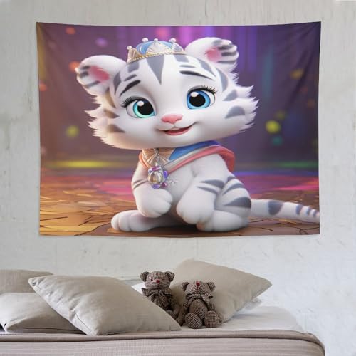 Tiger Wandteppich, Tapisserie Room Décor, Wandtuch Tapestry Wandbehang, Wandteppiche Wandtücher, Tuch Für Die Wand In Home Living Room Decoration 150×200cm Tiger Wandteppich, Tapisserie Room Décor, Wandtuch Tapestry Wandbehang, Wandteppiche Wandtücher, Tuch Für Die Wand In Home Living Room Decoration 150×200cm von LCWWW