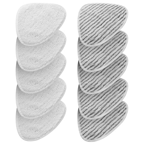 10 Pack für Vileda Steam Plus Dampfreiniger Steam Ersatzbezüge Mikrofasern Set,für vileda Dampfreiniger ersatzbezüge,für vileda bodenwischer ersatzbezug,Langlebig und Perfekte Passform von LCXCXY