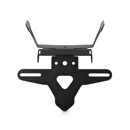 Für CB650R CBR650R 2021 2022 Cb 650 R Cbr 650 R Motorrad Kennzeichen Halterung Halter Mit Licht(Schwarz) von LCXZKIVS
