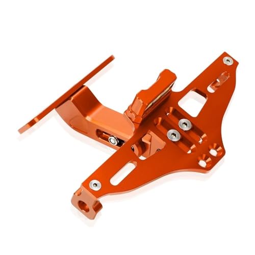 Für CBF1000 CBF 1000 2006-2013 2012 2011 2010 2009 2008 Motorrad Hinten Lizenz Nummer Platte Montieren Halter Mit Licht(Orange) von LCXZKIVS
