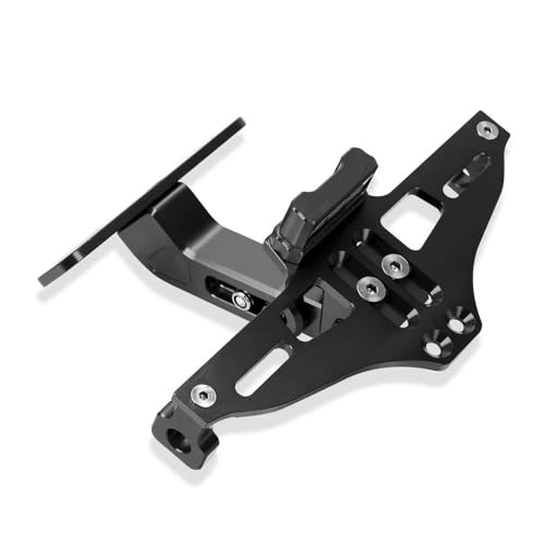Für CRF1100L AFRICATWIN CRF 1100L AFRICA TWIN 2020 2019 2018 2017 2016 Motorrad Hinten Lizenz Nummer Platte Halterung(Schwarz) von LCXZKIVS