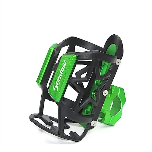 Für Hon&da Shadow VT 400 VT750 VT1100 VT600 VT1300 Motorrad Getränke Wasser Flaschenhalter Trinken Kaffee Becherhalter Stoßstangenhalter Ständer Wate Getränkebecherhalter Getränkehalter(Grün) Für Hon&da Shadow VT 400 VT750 VT1100 VT600 VT1300 Motorrad Getränke Wasser Flaschenhalter Trinken Kaffee Becherhalter Stoßstangenhalter Ständer Wate Getränkebecherhalter Getränkehalter(Grün) von LCXZKIVS