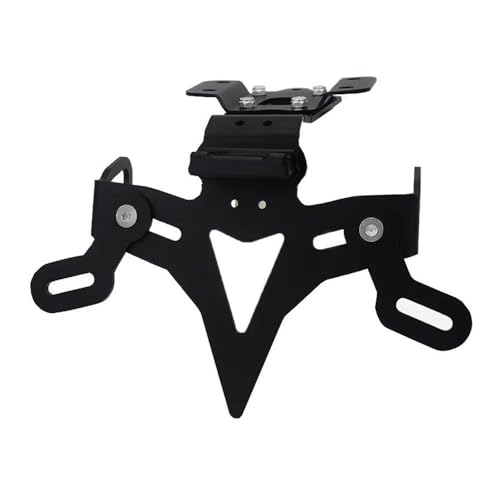Für MT-07 MT 07 FZ-07 MT07 2013-2021 2022 2023 Motorrad Kennzeichenhalter Lizenz Halterung Schwanz Tidy Kotflügel Eliminator(Schwarz) von LCXZKIVS