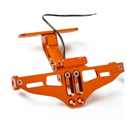 Für ZX6R ZX-6R 2000 2001 2002 2003 2005 2006 2007 Motorrad Hinten Lizenz Nummer Platte Halterung(Orange) von LCXZKIVS