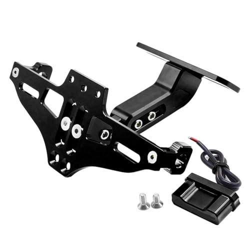 Hinten Kennzeichenhalter Halterung Mit Licht Schwanz Ordentlich Mount Eliminator FÜR XJ6 XJ 6N XJ6F 2009-2017 XJ6N(Schwarz) von LCXZKIVS