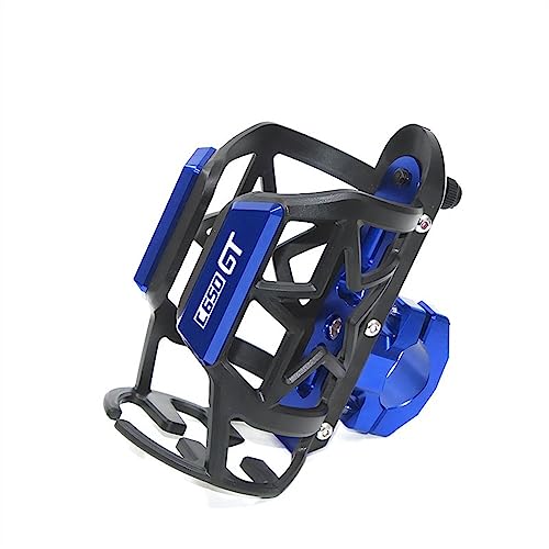 LCXZKIVS Für B&M&W C600 Sport C650GT C 650 GT Motorrad Getränke Wasser Flasche Käfig Trinken Kaffee Tasse Halter Stoßstange Halter Stehen Wate Trinken Tasse Halter Getränkehalter(Blau) von LCXZKIVS