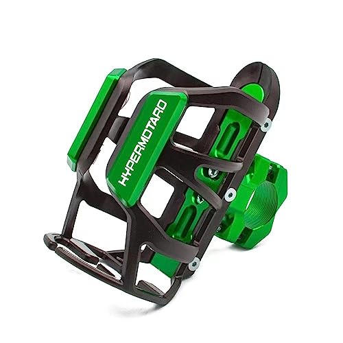 LCXZKIVS Für Ducati Hypermotard 950 796 821 939 Motorrad Getränke Wasser Flaschenhalter Trinken Kaffee Tasse Halter Stoßstange Halter Stehen Wate Trinken Tasse Halter Getränkehalter(Grün) von LCXZKIVS