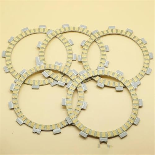 LCXZKIVS Für Hyosung GA125 Cruiser 1999-2003 GF125 1999-2003 Motorrad Papier Basierend Kupplung Reibung Platten Kit Discs Koppler von LCXZKIVS