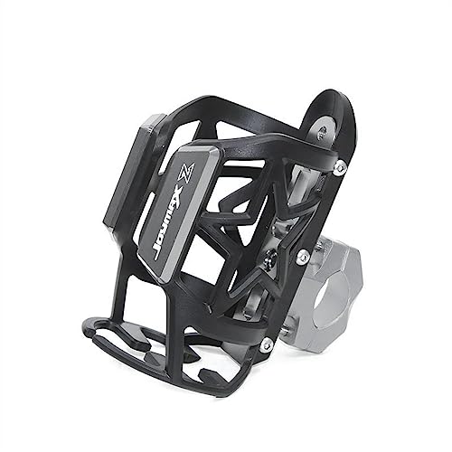 LCXZKIVS Für SYM JOYMAX Z 125 250 300 Z125/Z250/Z300 Motorrad Getränke Wasser Flaschenhalter Trinken Kaffee Tasse Halter Stoßstange Halter Stehen Wate Trinken Tasse Halter Getränkehalter(Chrome) von LCXZKIVS