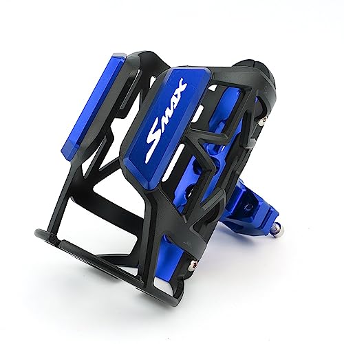 LCXZKIVS Für Yama&ha SMAX 155 SMAX155 NMAX155 2017-2022 2023 Motorrad Getränke Wasser Flasche Käfig Trinken Kaffee Tasse Halter Wate Trinken Tasse Halter Getränkehalter(Blau) von LCXZKIVS