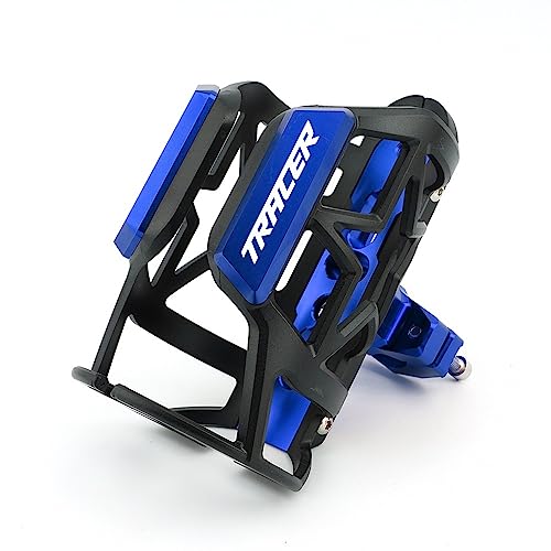 LCXZKIVS Für Yama&ha Tracer 7 7GT 9 9GT 700GT 900GT 2022 2023 Motorrad Getränke Wasser Flasche Käfig Trinken Kaffee Tasse Halter Wate Trinken Tasse Halter Getränkehalter(Blau) von LCXZKIVS
