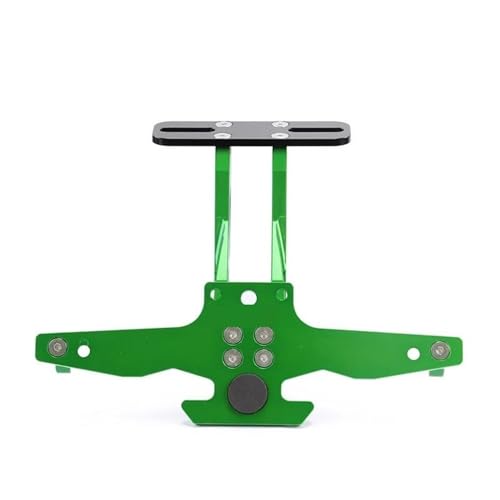 Motorrad CNC Einstellbare Winkel Hinten Kennzeichen Schwanz Kotflügel Halter Halterung Für Suzuki GSX250R Gsx250(Grün) von LCXZKIVS