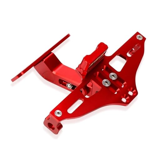 Motorrad Hinten Lizenz Nummer Platte Halterung Für CRF150R CRF250R CRF450R CRF450X CRF250L CRF250M RALLY CRF1000L CRF 125R 150R 250R 250L(Rot) von LCXZKIVS
