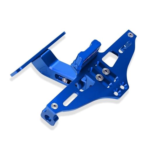 Motorrad Hinten Lizenz Nummer Platte Halterung Mit Licht Für VTR1000F VTR 1000 F 1998-2007 2006 2005 2004 2003 2002 2001(Blau) von LCXZKIVS