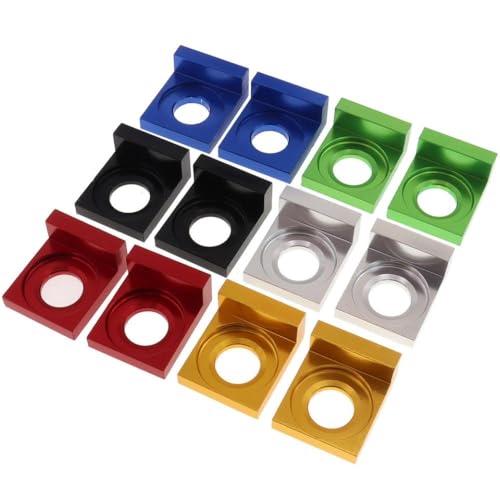 12 mm 15 mm Aluminium -Kettenblockachsespanner -Einsteller kompatibel mit 50 70cc 107cc 125cc Pit Bikes und Bikes FITS FITS FITS FITS Fit(Black 12mm) von LCYSXTFZ