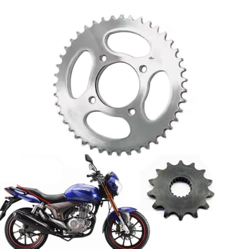 13T 43T Motorradkettenkettenradkettenrad mit 125ccm -Fahrrädern passt an Keeway RKV125 RKV 125 Modelle(Front and Rear) von LCYSXTFZ