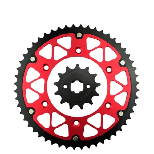 13T 45T 46T 47T 48T 49T 51T 52T Vorderradfahrrad -Set kompatibel mit CRF150F CRF230F CRF230 Trail CRF150 230 Motorcycles Dirt Bike ATV Ersatzteile Teile(520 13T-52T) von LCYSXTFZ