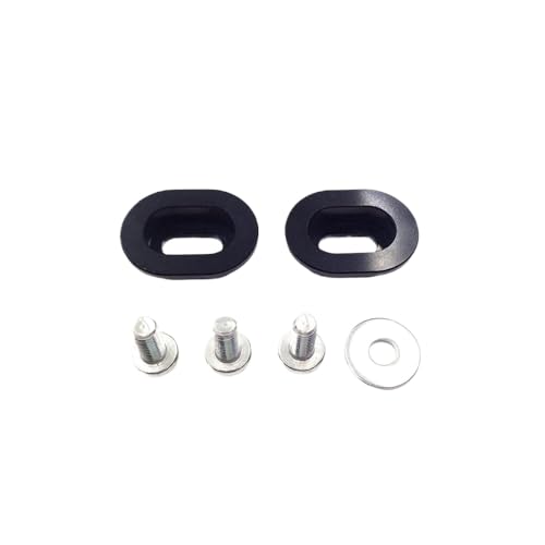 2pcs Aluminium Motorradkette Schieberegler Waschmaschinen kompatibel mit CRF150R CRF250R CRF250X CRF450X CR125 CRM250 DIRT BIKE -Modelle(Black) von LCYSXTFZ