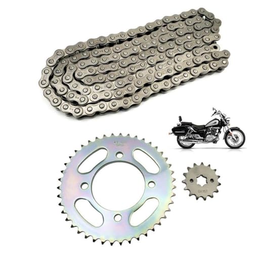 46T 15T Motorradsport- und Hinterradkettenkette Set kompatibel mit GZ150-A GZ 150 150 Modelle Passend Nummer 64511-25H00-000 428-130L Kettenantriebskit an 46T 15T Motorradsport- und Hinterradkettenkette Set kompatibel mit GZ150-A GZ 150 150 Modelle Passend Nummer 64511-25H00-000 428-130L Kettenantriebskit an von LCYSXTFZ