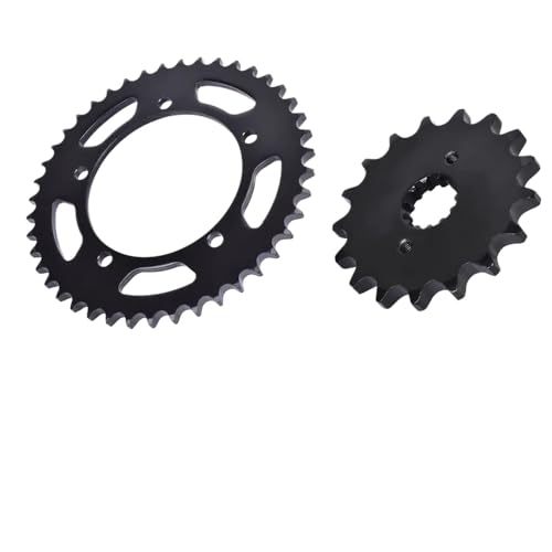 530 43T 17T Vorderradfahrradkit kompatibel mit Motorradmodellen GSX-R1000 K1-K6 2001-2006 und GSX-R1000 K7 K8 2007-2008 FITSXR1000 GSXR 1000 Fits GSXR1000 GSXR 1000(530 43T 17T) von LCYSXTFZ