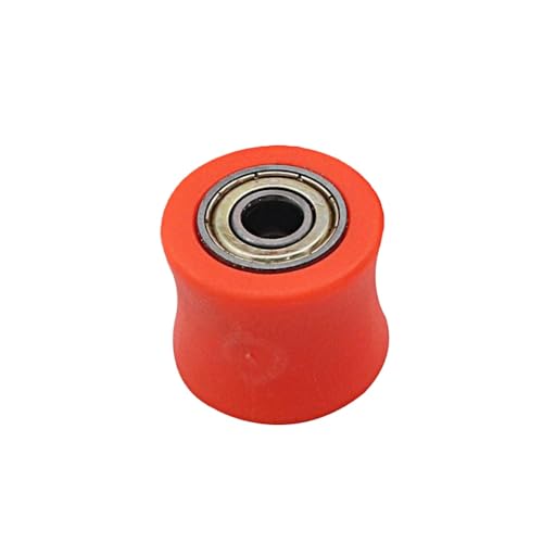 8 mm 10 mm Antriebsketten -Rollenanleitung Schieberschieberie -Spannerscheibe kompatibel mit Dirt Bike Street Motorrad CRF YZF KLX RMZ EXC -Modelle(Orange M8) von LCYSXTFZ