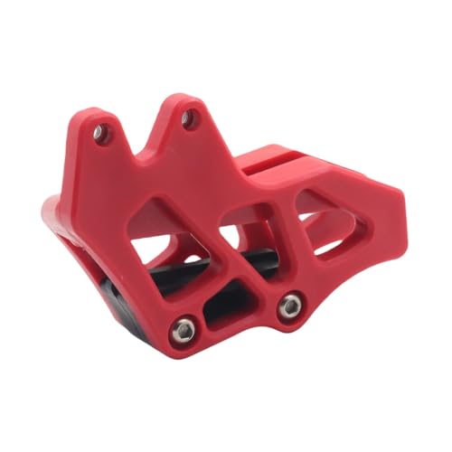 Aluminium-Kettenhandbuch Guard Protektor kompatibel mit CRF150F CRF230F CRF250F CRF250L CRF300L Rallye Motorcycles 2003-2021 Universal Fit(Nylon Guide Red) von LCYSXTFZ