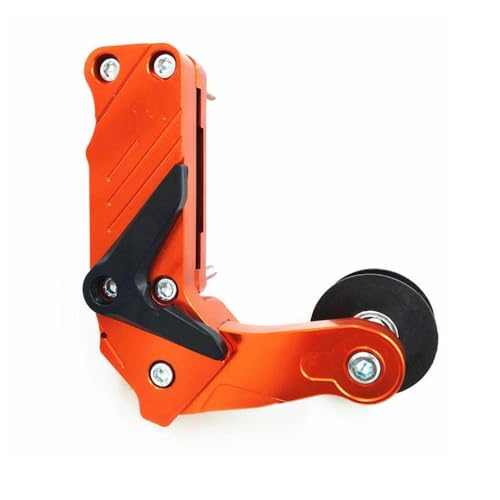Aluminium Universal Kettenspanner kompatibel mit Pit -Bikes Motocross und Roller -Einstellungstools Passt D343 RL Modell 1 Stück(Orange) von LCYSXTFZ