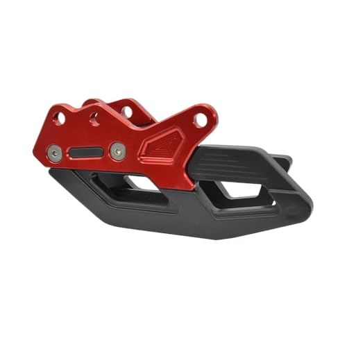CNC-Kettenschutz-Guide Protektor kompatibel mit CR CRF CR125 CR250R CRF250 CRF250R CRF250X CRF450R CRF450X Motocross Models 2005-2018(Red CNC Nylon 30mm) von LCYSXTFZ