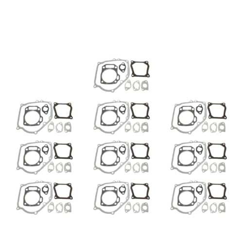Dichtungskit kompatibel mit 5,5 PS GX160 6,5 PS GX200 Motoranpassungen Go Kart Bike Austausch für Zylinderkopf Voller Set(10 Sets) von LCYSXTFZ