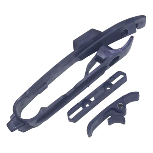 Ketten-Slider-Kit mit Schwingenführung und Bremsschlauchklemme kompatibel mit FC FS FX TX 125 250 350 450 TX300I DIRT BIKE MODELLE 2016-2020(Blue 3 Piece Set) von LCYSXTFZ