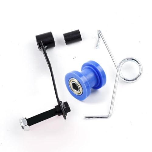 Kettenrolle Guide Federantriebsrollenscheibe Slider -Spanner -Einsteller IDLER -Radanleitung kompatibel mit Dirt Pit Bike Motorcycle ATV(1 set blue) von LCYSXTFZ