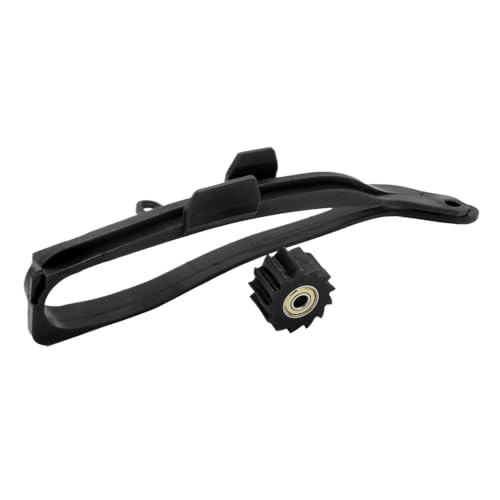 Kompatible CNC-Kettenführung Fahrradfahrerschwingungskette Schieberführer Untererwalze für YZ125 YZ250 2008-2021 YZ250F YZ450F 2007-2021 Dirt Bike Motorcycle Teile(YMH Black Swingarm) von LCYSXTFZ